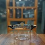 قابلمه پیرکس درب بامبو شعله مستقیم ۳/۵ لیتر