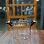 قابلمه پیرکس درب بامبو شعله مستقیم ۴/۵ لیتر