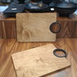 تخته گوشت مستطیل چوبی