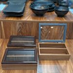 جا قاشقی دو خانه چوبی